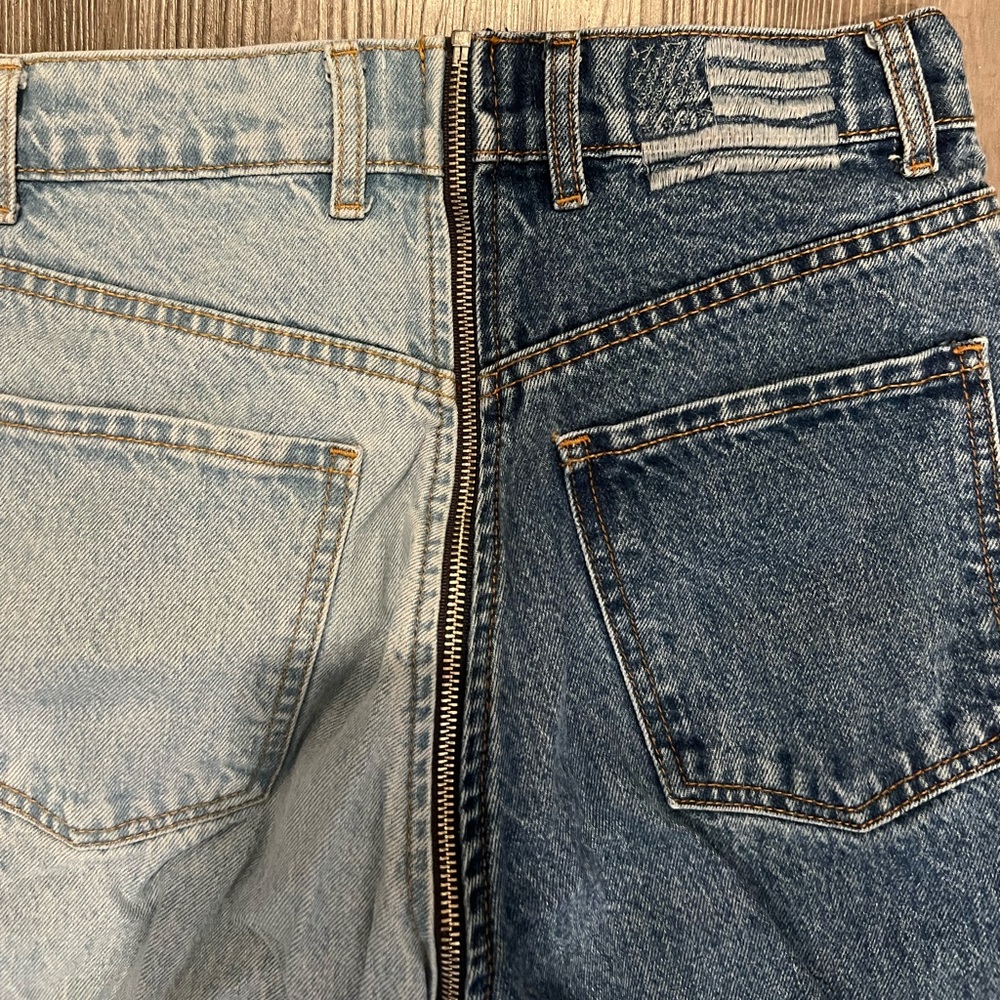 revice denim yin-yang crops tokyo wash